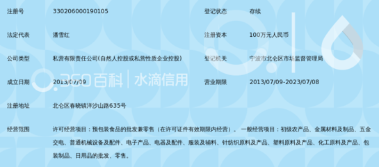 宁波味盛商贸_360百科